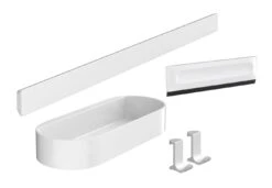 Hansgrohe WallStoris - Set De Accesorios De Baño, Blanco Mate 27967700