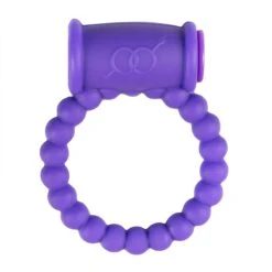 Anillo Para Pene Con Vibrador - Púrpura