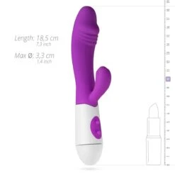 Vibrador Realistic Rabbit - Morado -Grohe Shop 1625148427.TEA014 8