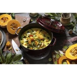 Staub Cocotte 26 Cm, Redondo, Granadina, Hierro Fundido -Grohe Shop 424422049