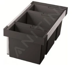 Blanco Flexon II - Cubo De Basura Extraíble, Con Compartimientos Separados, 65 L 525221