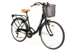 Moma Bikes Bicicleta Paseo City Classic 26'' Aluminio SHIMANO 18V Negro