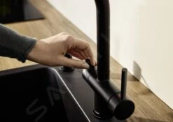 Blanco Fontas S II - Grifo De Fregadero Con Salida Extraíble Y Filtración, Negro Mate 526672 -Grohe Shop 654ffaf436ade7ef75bddefc