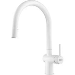 Franke Active New - Grifo De Fregadero FN 4090.902 Con Ducha Extraíble, Blanco Mate 115.0653.405