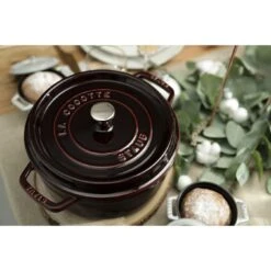 Staub Cocotte 26 Cm, Redondo, Granadina, Hierro Fundido -Grohe Shop 750047416