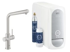 Front Page 4 Grohe Blue Home - Grifo De Fregadero Con Enfriador De Agua Y Filtro, Supersteel 31454DC1