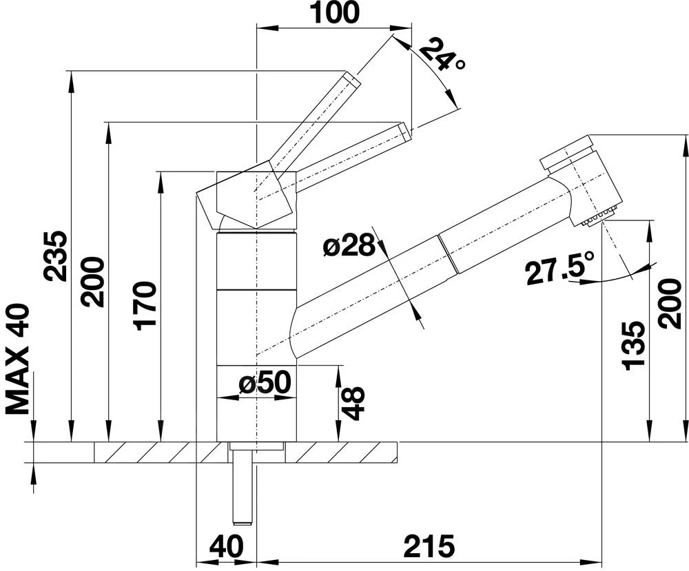Blanco Tivo S - Grifo De Fregadero Con Ducha Extraíble, Tartufo/cromo 517619 4 Blanco Tivo S - Grifo De Fregadero Con Ducha Extraíble, Tartufo/cromo 517619 - Imagen 2