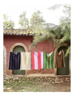 Ferm LIVING PAÑO HALE LILAC -Grohe Shop FERM HALE TEATOWEL REDLILAC 2