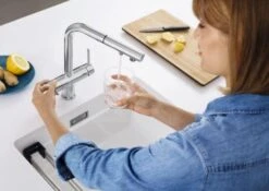 Blanco Fontas S II - Grifo De Fregadero Con Salida Extraíble Y Filtración, Negro Mate 526672 -Grohe Shop PHOTO 33