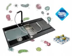 Franke Kubus 2 - Fregadero De Fragranite KNG 110-52, 560x460 Mm, Negro Mate 125.0670.898 -Grohe Shop PHOTO 43