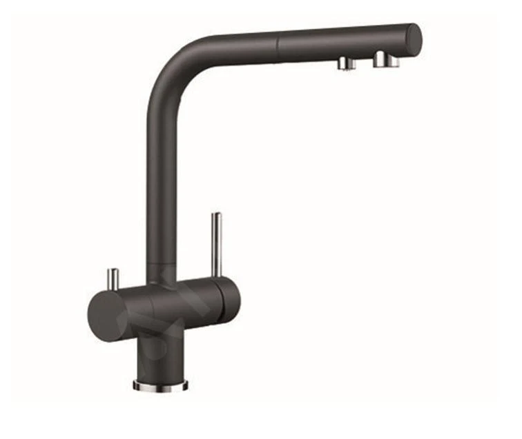 Blanco Fontas S II - Grifo De Fregadero Con Salida Extraíble Y Con Filtración, Negro 526158 3 Blanco Fontas S II - Grifo De Fregadero Con Salida Extraíble Y Con Filtración, Negro 526158