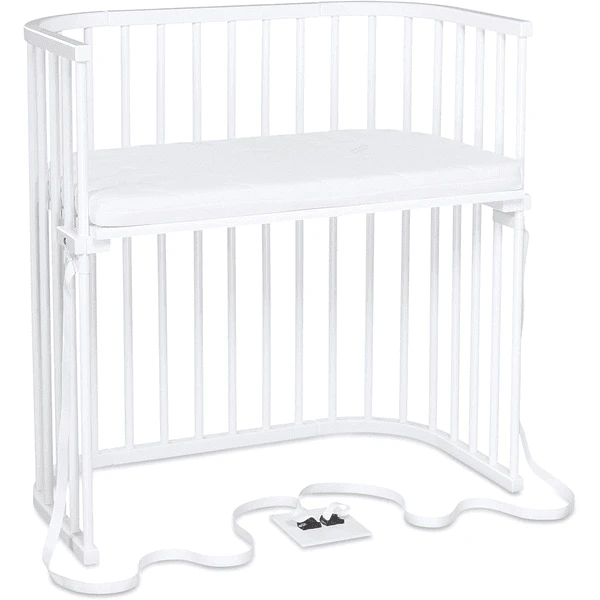 Babybay Boxspring Cama Supletoria Blanco Con Colchón Class Ic Cotton Soft 3 Babybay Boxspring Cama Supletoria Blanco Con Colchón Class Ic Cotton Soft