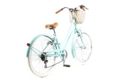 BICICLETA CLASICA DE NIÑOS CAPRI CAROLINA 24″ 6 VELOCIDADES AGUAMARINA 8-12 AÑOS -Grohe Shop bicicleta de paseo capri carolina 24 aguamarina la pedaleria 2