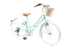 BICICLETA CLASICA DE NIÑOS CAPRI CAROLINA 24″ 6 VELOCIDADES AGUAMARINA 8-12 AÑOS -Grohe Shop bicicleta de paseo capri carolina 24 aguamarina la pedaleria