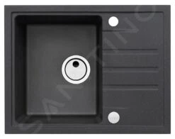 Alveus Intermezzo - Fregadero De Granito 620x480 Mm, Carbon 1117044