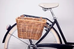 CESTA VICTORIA MIMBRE CUADRADA -Grohe Shop cesta bicicleta victoria mimbre cuadrada la pedaleria 2
