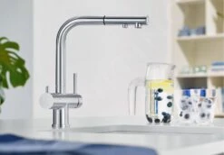 Blanco Fontas S II - Grifo De Fregadero Con Ducha Extraíble Y Filtración, Acero Inoxidable 525199 -Grohe Shop d6b853f7fb81d4c7860ff23a