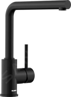 Blanco Mila - Grifo De Fregadero, Negro Mate 526657