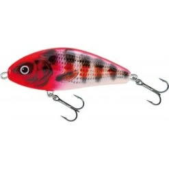 Salmo Fatso Sinking 10cm Holo Red Head Striper