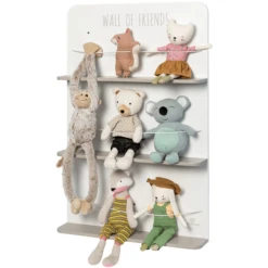 MUSTERKIND ® Estantería Para Peluches Picea Blanco/gris Madera -Grohe Shop musterkind estanteria para peluches picea blanco gris madera a326648 2
