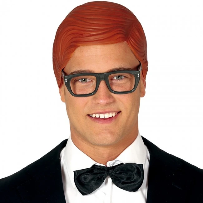 Peluca Látex Castaña Hombre 3 Peluca Látex Castaña Hombre