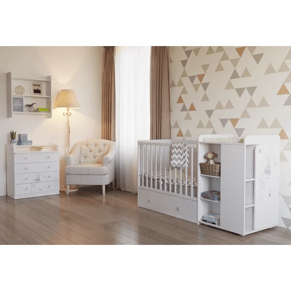Polini Kids Mueble Cambiador French Amis 1580 Blanco 5 Polini Kids Mueble Cambiador French Amis 1580 Blanco - Imagen 3