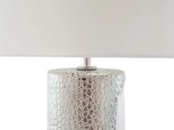 Lámpara De Mesa Blanco/plateado 52 Cm AIKEN -Grohe Shop undef src sa picid 540730 type whitesh image