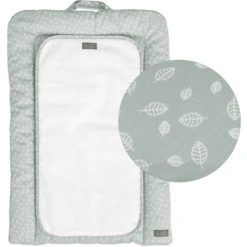 VINTER& BLOOM Cambiador Nordic Hoja GOTS Suave Green